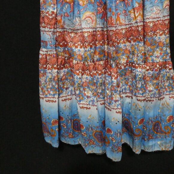 Stunning Colorful Strapless Summer Dress | large - Picture 6 of 15